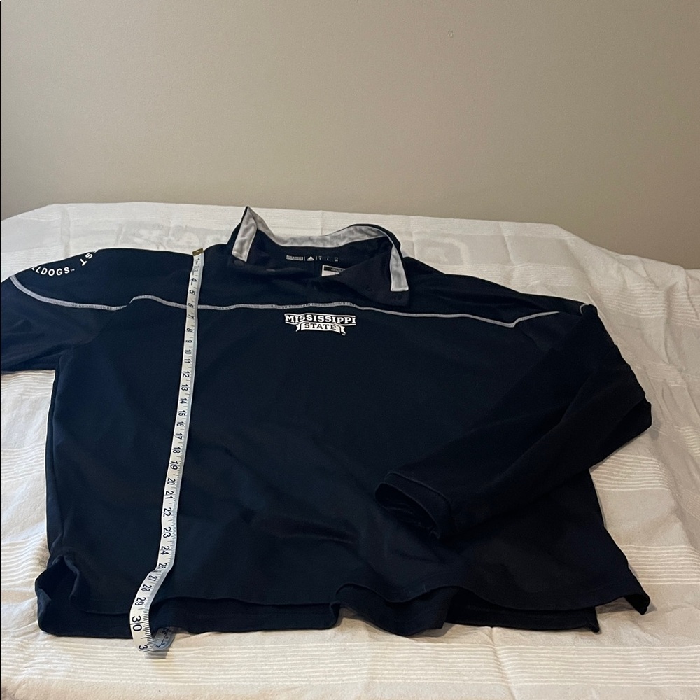 Adidas Black Sweatshirt with White Accents